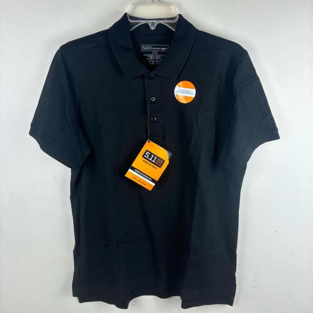 5.11-Tactical Polo-s/s black Woman’s Large/NWT